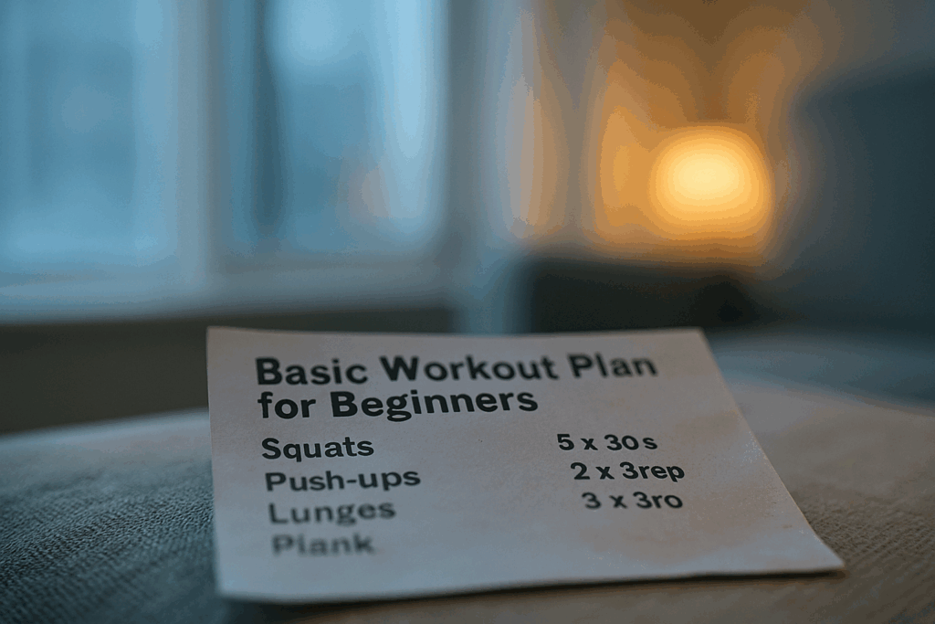 beginner fitness routine